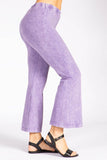 Chatoyant Mineral Washed Crop Flare Lilac