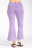 Chatoyant Mineral Washed Crop Flare Lilac