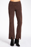 Chatoyant Mineral Wash Straight Fit Pants Brown