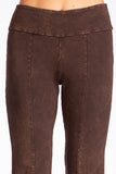 Chatoyant Mineral Wash Straight Fit Pants Brown