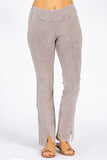Chatoyant Mineral Wash Straight Fit Pants Stone