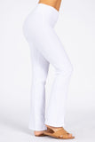 Chatoyant Mineral Wash Straight Fit Pants White