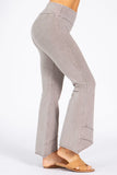 Chatoyant Mineral Wash Asymmetrical Hem Ankle Bells Stone