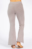 Chatoyant Mineral Wash Asymmetrical Hem Ankle Bells Stone
