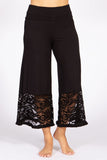 Chatoyant Plus Size Lace Fringe Gauchos