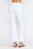 Chatoyant Mineral Wash Capris With Pockets White