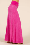 Chatoyant Mineral Wash Long Maxi Skirt Bubble Gum Pink