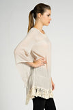 Kori America Olive Boho Tunic Top