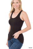 Zenana Ribbed Knit Racerback Tank