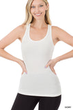 Zenana Ribbed Knit Racerback Tank