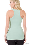Zenana Ribbed Knit Racerback Tank