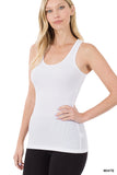 Zenana Ribbed Knit Racerback Tank