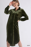Umgee Velvet Dress or Duster