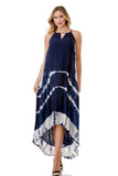 Venice Blue Plus Size Hi-Lo Maxi Tie Dye Dress 3 Fabulous Colors!