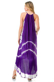 Venice Blue Plus Size Hi-Lo Maxi Tie Dye Dress 3 Fabulous Colors!