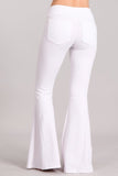 Chatoyant Mineral Wash French Terry Pants White