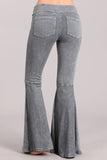Chatoyant Mineral Wash French Terry Pants Light Gray