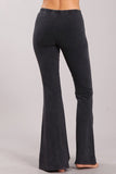 Chatoyant Mineral Wash Bell Bottoms Dark Ash Gray