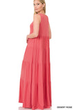 Tiered Maxi Dress Fabulous Colors!