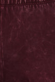 Chatoyant Mineral Wash Bell Bottoms Burgundy