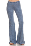 Chatoyant Mineral Wash Bell Bottoms Lt. Denim