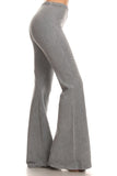 Chatoyant Mineral Wash Bell Bottoms Lt. Gray