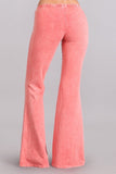 Chatoyant Mineral Wash Bell Bottoms Peach