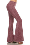Chatoyant Mineral Wash Bell Bottoms Mauve