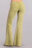 Chatoyant Mineral Wash Bell Bottoms Pear