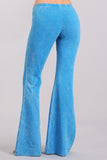 Chatoyant Mineral Wash Bell Bottoms Deep Azure