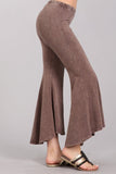 Chatoyant Mineral Wash Cropped Flare Bells Desert Taupe