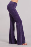 Chatoyant Mineral Wash Bell Bottoms Grape
