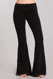Chatoyant Mineral Wash French Terry Pants Black