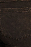Chatoyant French Terry Mineral Wash Boot Cut Pants Brown
