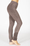 Chatoyant Crochet Lace Leggings Desert Taupe