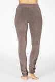 Chatoyant Crochet Lace Leggings Desert Taupe