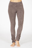 Chatoyant Crochet Lace Leggings Desert Taupe