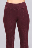 Chatoyant Front and Back Detail Seam Burgundy