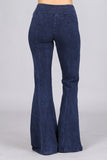 Chatoyant Front and Back Detail Seam Electric Blue