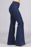 Chatoyant Front and Back Detail Seam Electric Blue