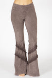 Chatoyant Double Fringe Bell Bottoms Desert Taupe
