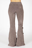 Chatoyant Double Fringe Bell Bottoms Desert Taupe