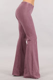 Chatoyant Mineral Wash Bell Bottoms Dusty Rose