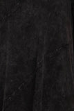 Chatoyant Mineral Wash Long Body Top Black
