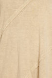 Chatoyant Mineral Wash Long Body Top Sand