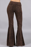 Chatoyant Mineral Wash French Terry Pants Brown