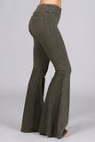 Chatoyant Mineral Wash French Terry Pants Dark Moss