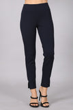 Chatoyant Crop Capris with Side Split Navy