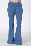 Chatoyant Plus Size Front and Back Detail Seam Lt. Denim