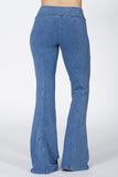 Chatoyant Plus Size Front and Back Detail Seam Lt. Denim